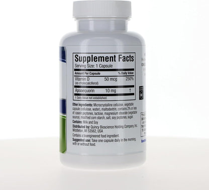 Prevagen Regular Strength - 120 Capsules (4 Month Supply) | Designed to Support Brain Health | 10mg Apoaequorin Plus Vitamin D3