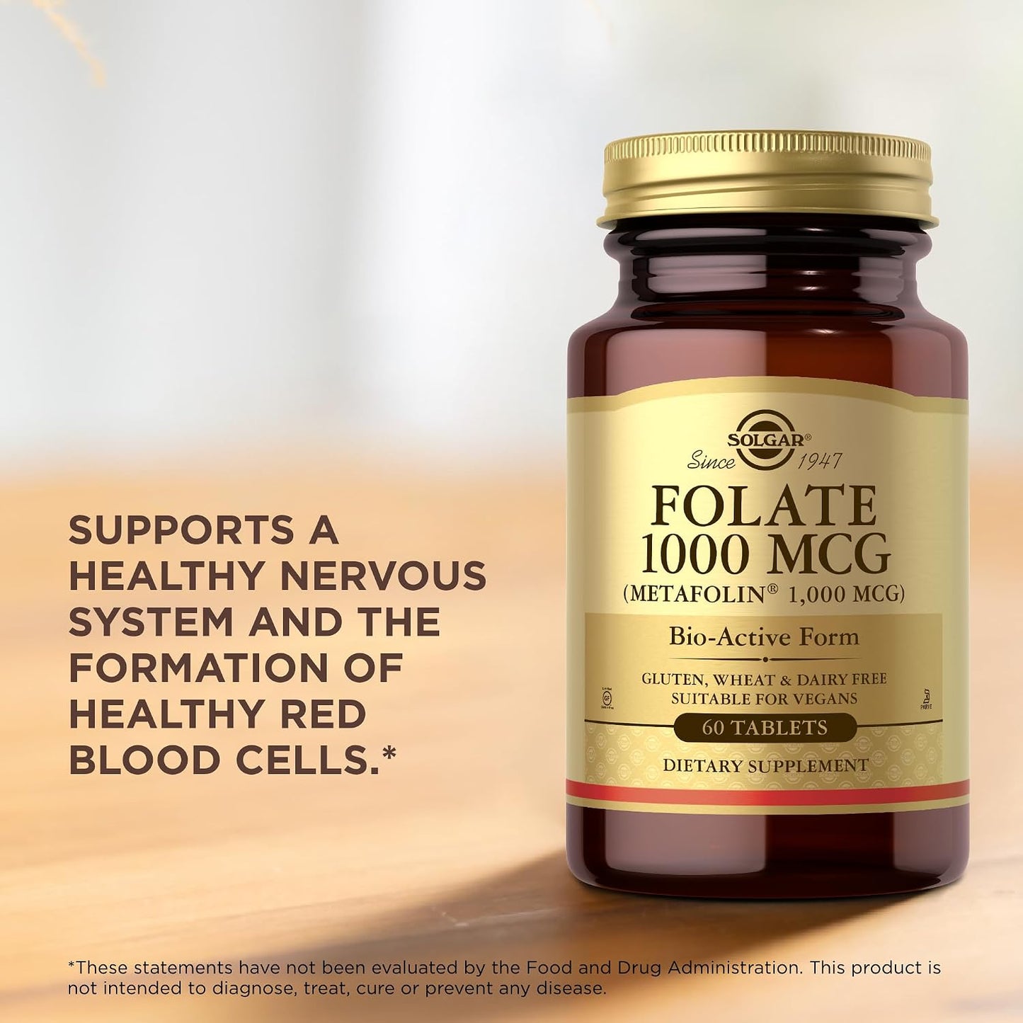 Solgar Folate (as Metafolin) 1000 mcg - görsel 5