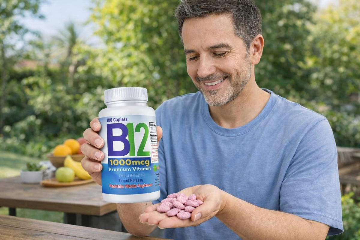 Nutrisalud Products Vitamin B12 1000mcg, 200 Tablets (2-Pack) - görsel 4