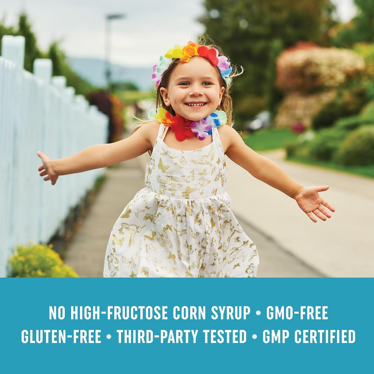 Kids Multivitamin Gummies - Vitamins A, B, C, D, E, Zinc - Non-GMO - 60 Gummies - görsel 4
