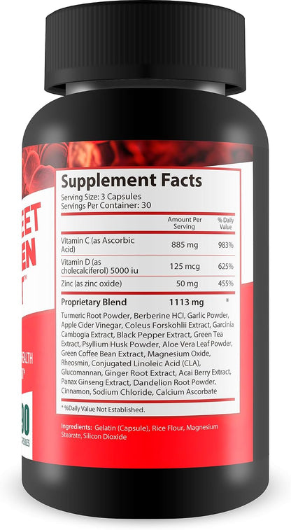 Pro Sweet Glycogen Support - Dietary Supplement for Blood Sugar & Circulation Support