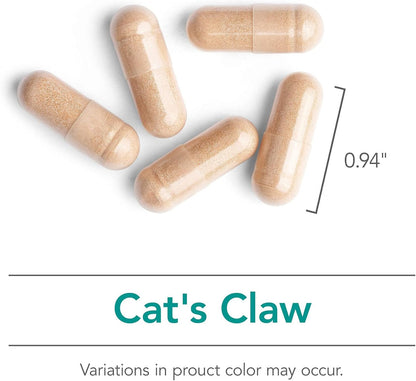 NutriCology Cat's Claw Inner Bark Extract – 60 Vegetarian Capsules