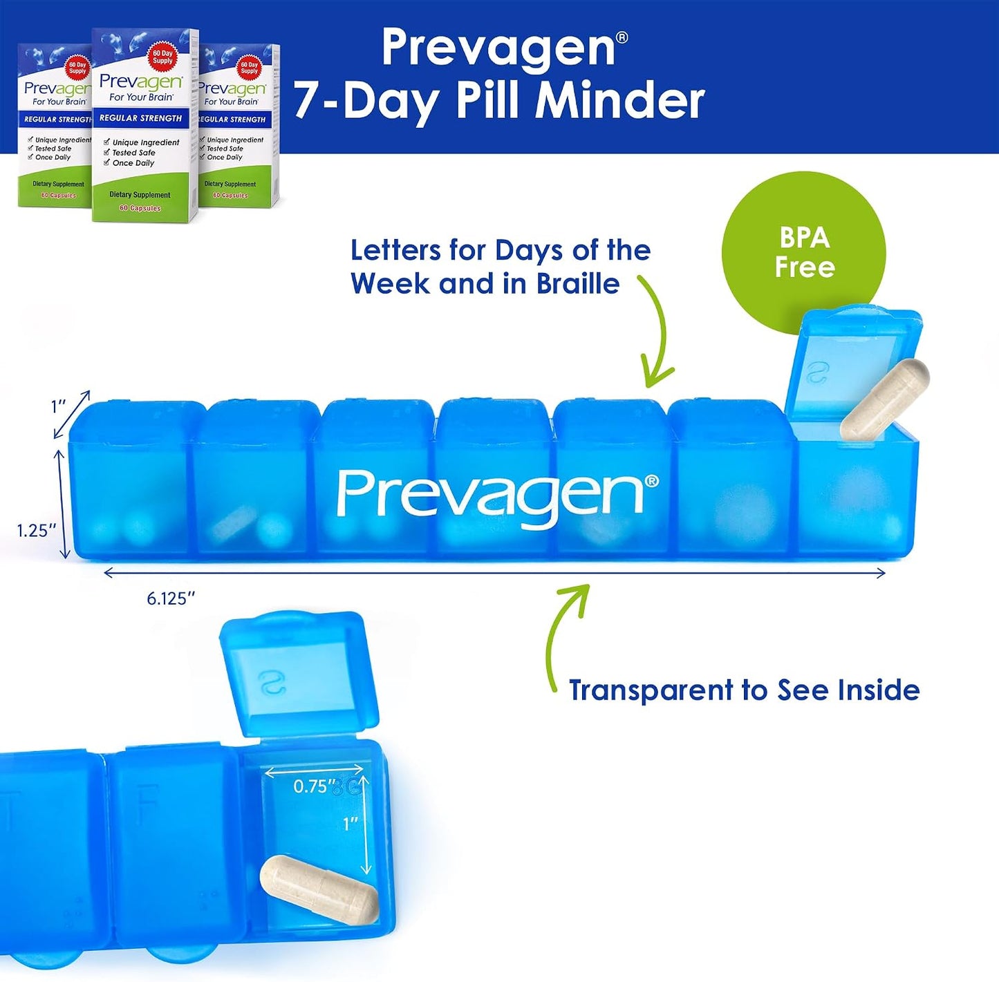 Prevagen Regular Strength - 180 Capsules (6-Month Supply) | Brain Supplement with Apoaequorin & Vitamin D3 - görsel 5