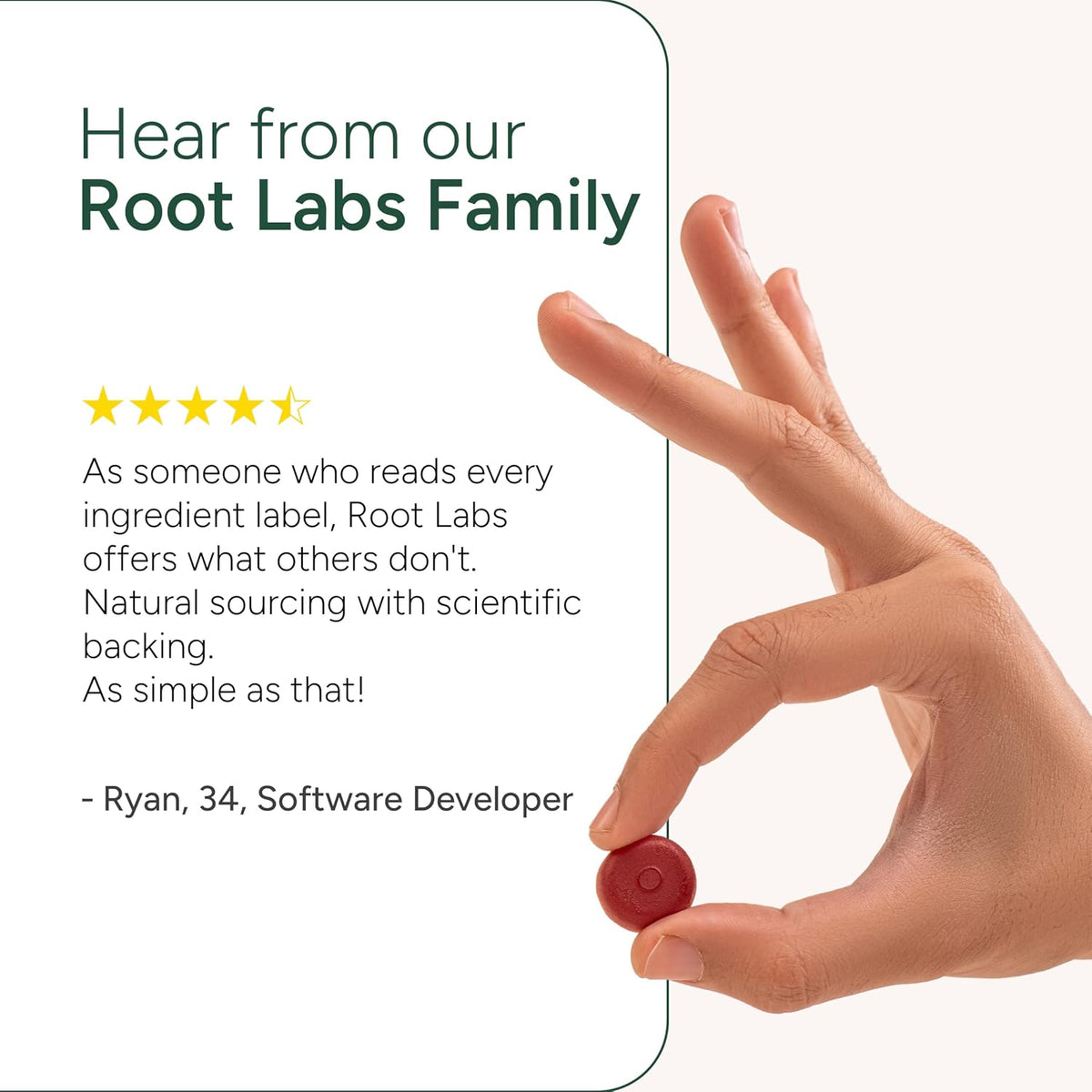 ROOT LABS Sea Moss Gummies - 120 Count (1600 mg) - with 92+ Minerals, KSM-66 Ashwagandha & Black Seed Oil, Vegan, No Added Sugar - görsel 6