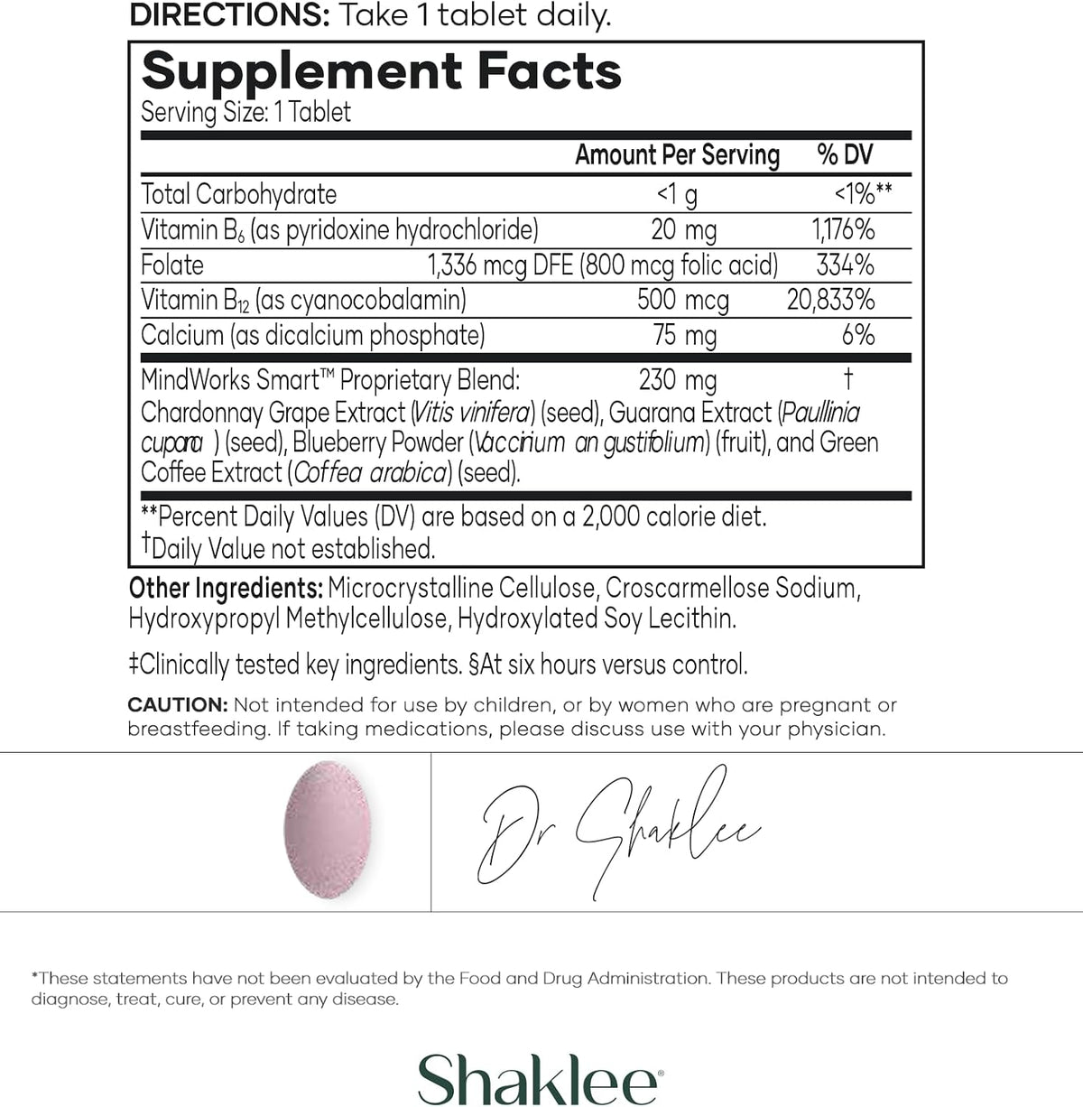 Shaklee MindWorks® - Brain Health Food Supplement for Sharpness & Focus - 30 Tablets - görsel 3
