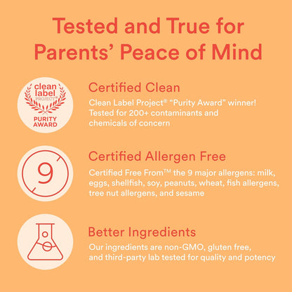 SmartyPants Kids Multivitamin Gummies - Omega 3, D3, C, B12, Zinc, Biotin - 120 Gummies