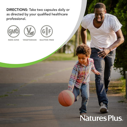 NaturesPlus PRO PharmaGABA - 60 Capsules - Promotes Calm, Relaxation & Focus - Non-GM, Vegetarian, Gluten-free - 30 Servings