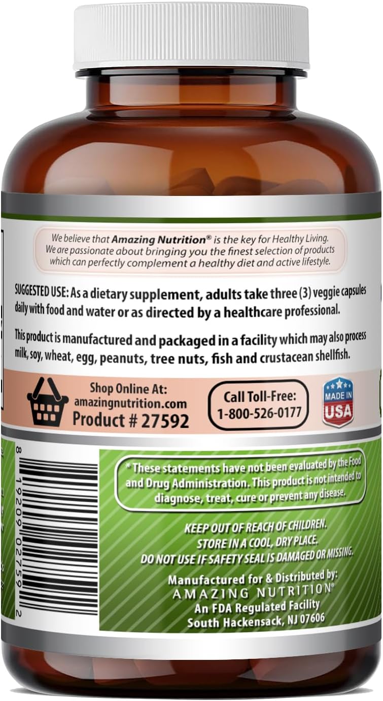 Amazing Formulae Celery Seed Extract | 1500 mg per Serving | 120 Vegetable Capsules - görsel 4