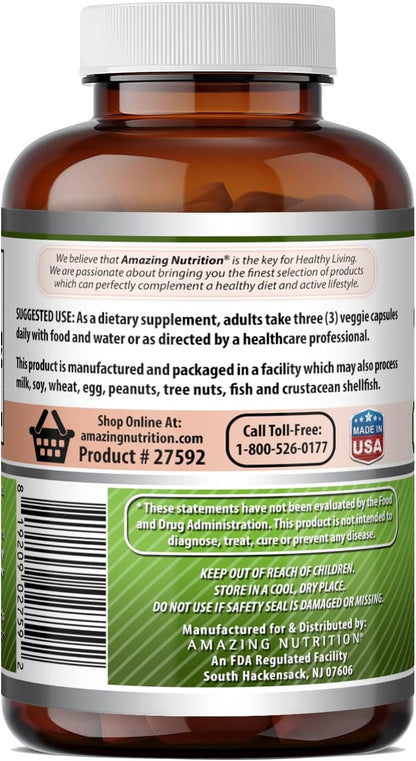 Amazing Formulae Celery Seed Extract | 1500 mg per Serving | 120 Vegetable Capsules