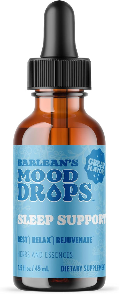 Barlean's Perform Mood Drops – L-Theanine & Shilajit Liquid Supplement, 44 ml
