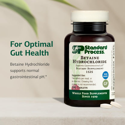 Standard Process Betaine Hydrochloride - 180 Tablets