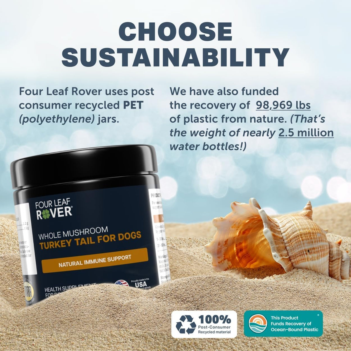 Turkey Tail Mushroom for Dogs - Organic Mushroom Extract with Over 50% Beta-Glucans - Third-Party Tested - Made in the USA - görsel 9