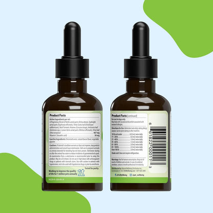 Pet Wellbeing Sneeze Ease for Dogs - Herbal Supplement for Seasonal Allergies, Sneezing & Nose/Eye Discomfort - 59 ml (2 fl oz)