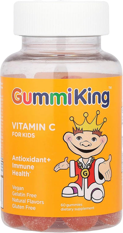 Gummi King Vitamin C Gummies, Orange, 60 Count