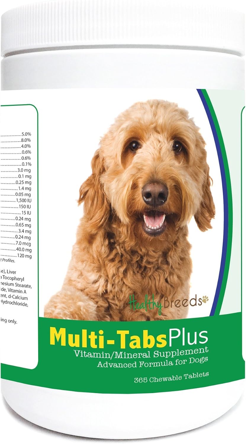 Healthy Breeds Labradoodle Multi-Tabs Plus Chewable Tablets (365 Count) - görsel 9