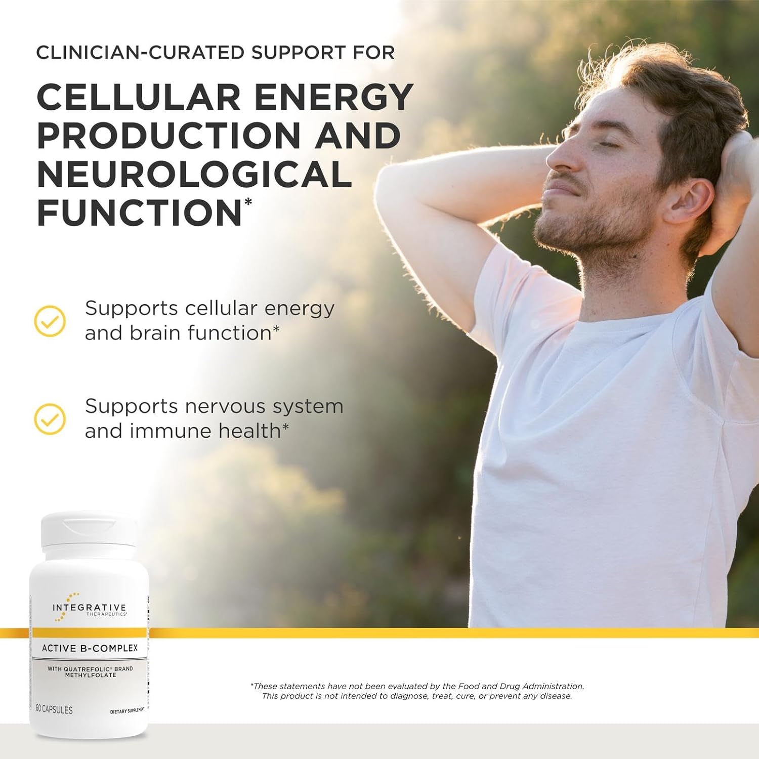 Integrative Therapeutics Active B-Complex - 60 Capsules (30 Servings) - görsel 2