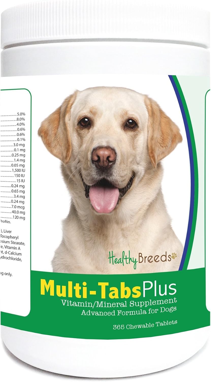 Healthy Breeds Labrador Retriever Multi-Tabs Plus Chewable Tablets 365 Count - görsel 1