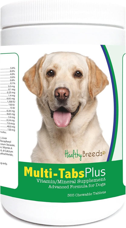 Healthy Breeds Labrador Retriever Multi-Tabs Plus Chewable Tablets 365 Count