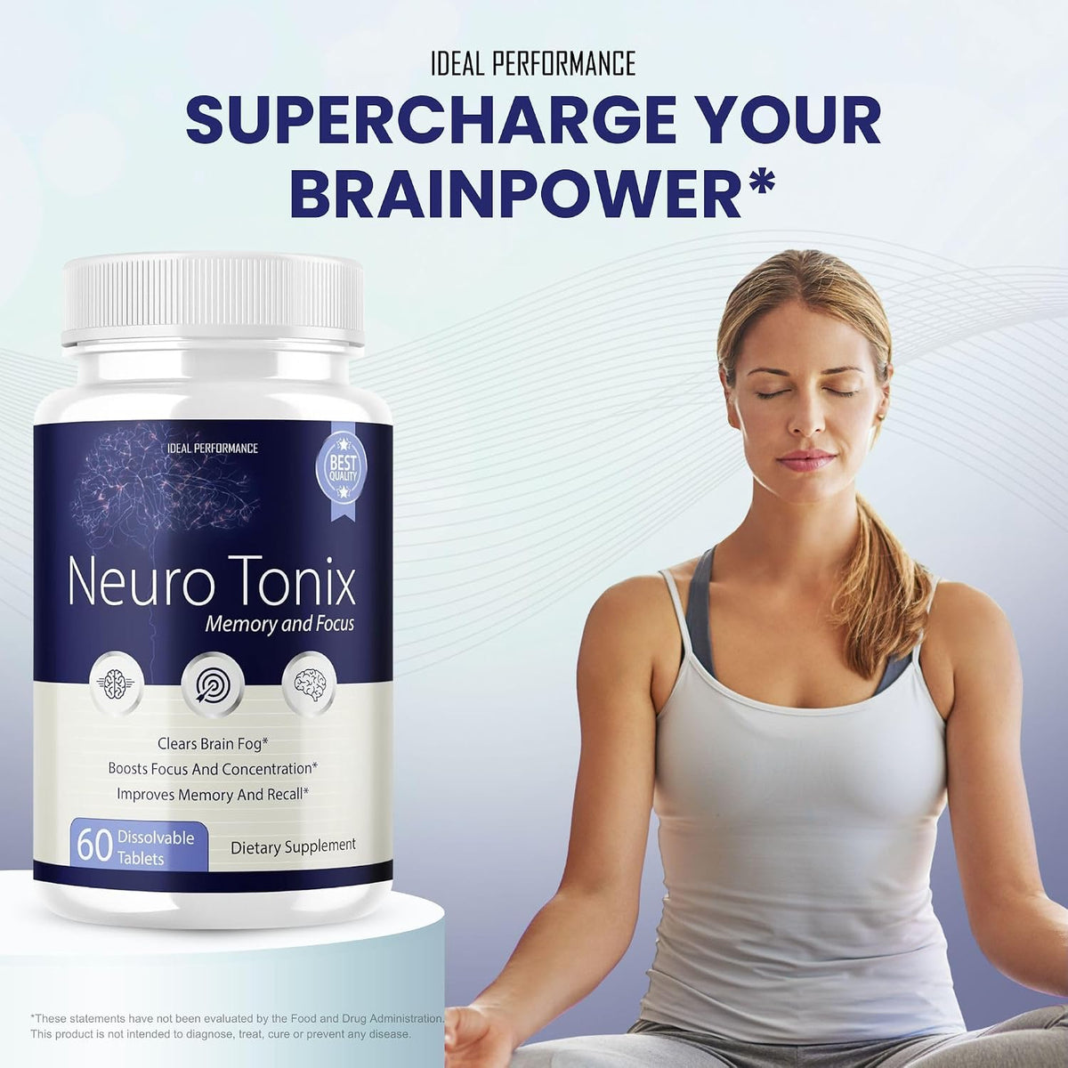 Neurotonix Memory Supplement - Official Formula - Neuro Tonix Memory Capsules for Focus and Memory, Neurotonix Brain Supplement, Neuro Tonix Advanced Formula Maximum Strength (120 Capsules) - görsel 5