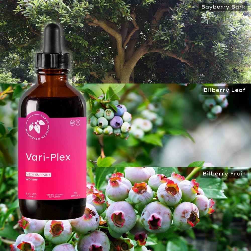 Mountain Meadow Herbs Vari-Plex - Natural Vein Support for Women, Fast-Acting Liquid Herbal Extract 118 ml - görsel 5