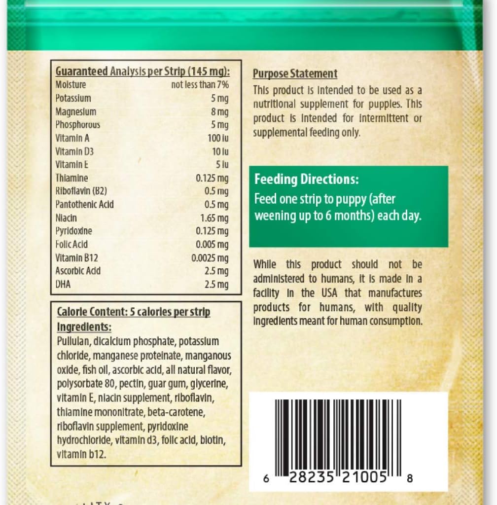 PetStrips Multi Vitamin for Puppies - 30 Fast-Acting Strips - görsel 2
