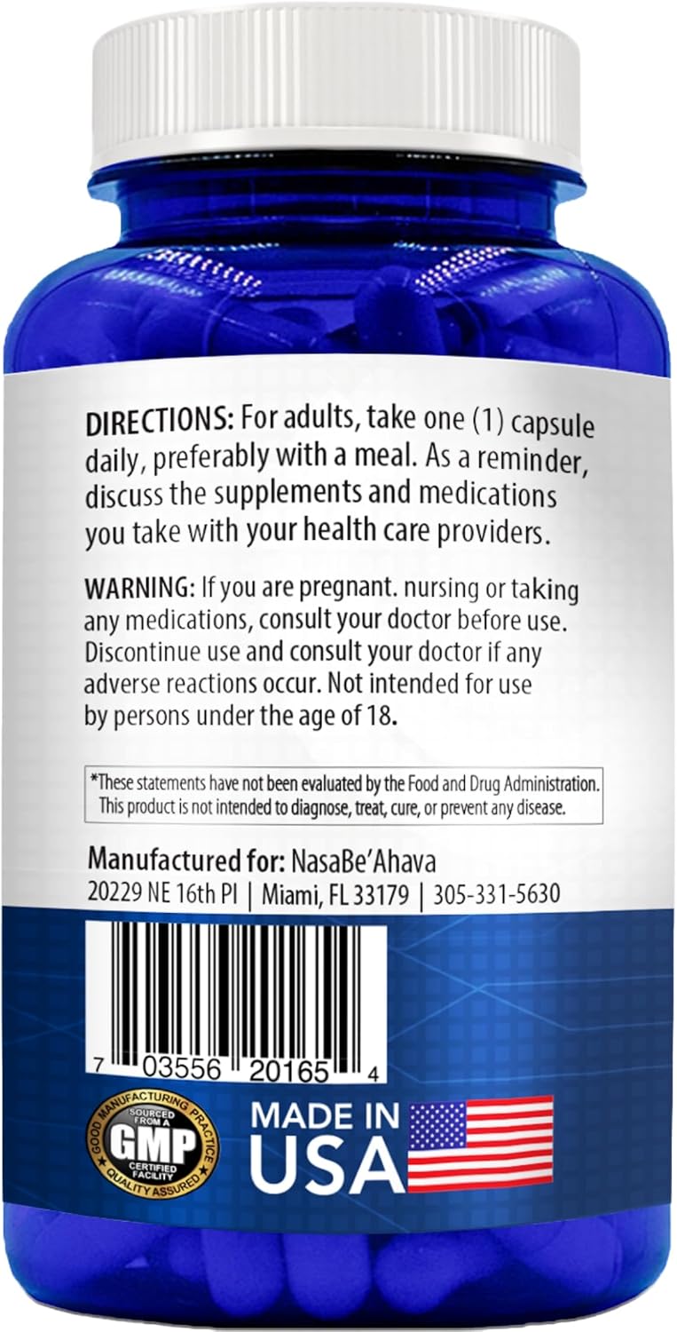 SAM-E Supplement 400mg | Easy Absorption S-Adenosyl-L-Methionine SAM-e for Joint and Mood Support | Non-GMO and Gluten-free | 90 Day Supply - görsel 3