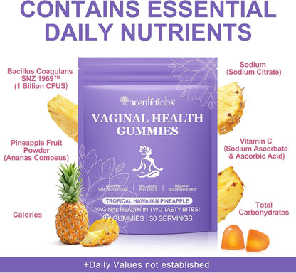 Vital Source Vaginal Probiotics Gummies for Women - pH Balance & Feminine Wellness, 60 Gummies
