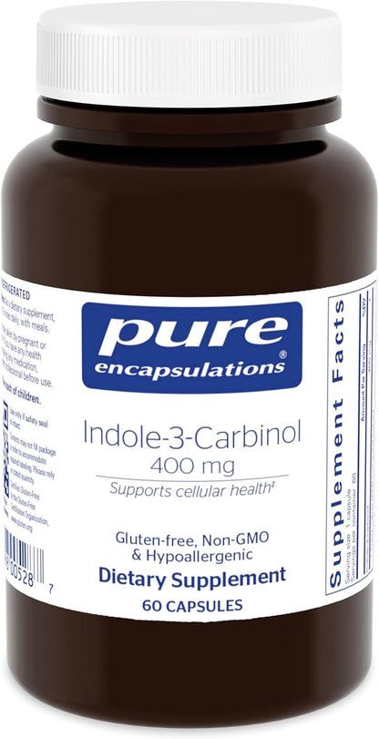 Pure Encapsulations Indole-3-Carbinol 400 mg – 60 Capsules