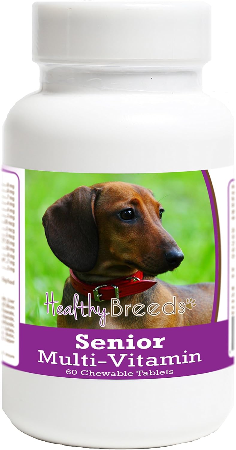 Healthy Breeds Dachshund Senior Dog Multivitamin Tablets, 60 Tablets - görsel 1