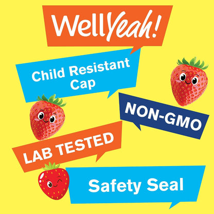 WellYeah Children's Vitamin B12 1000mcg Sugar Free Gummies