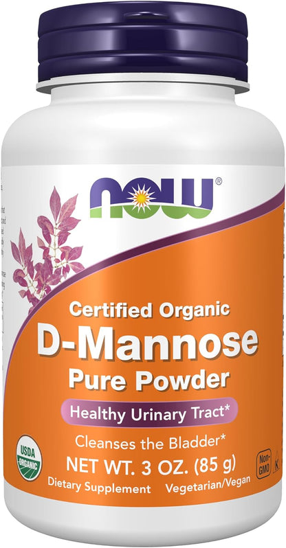 NOW Foods D-Mannose Powder, 85 g – Urinary Tract Support