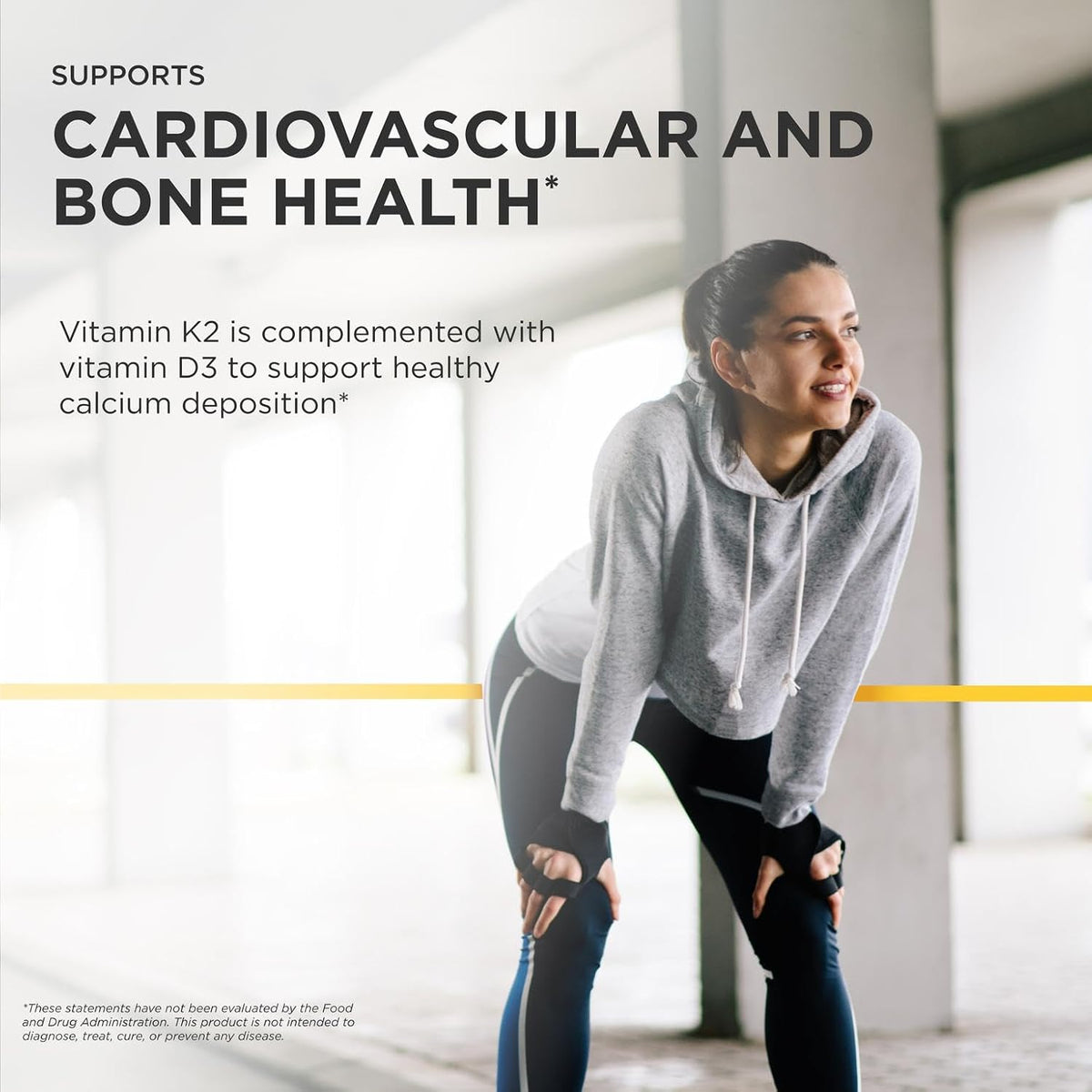Integrative Therapeutics K2 + D3 - Supplement for Cardiovascular and Bone Health - 60 Capsules - görsel 5
