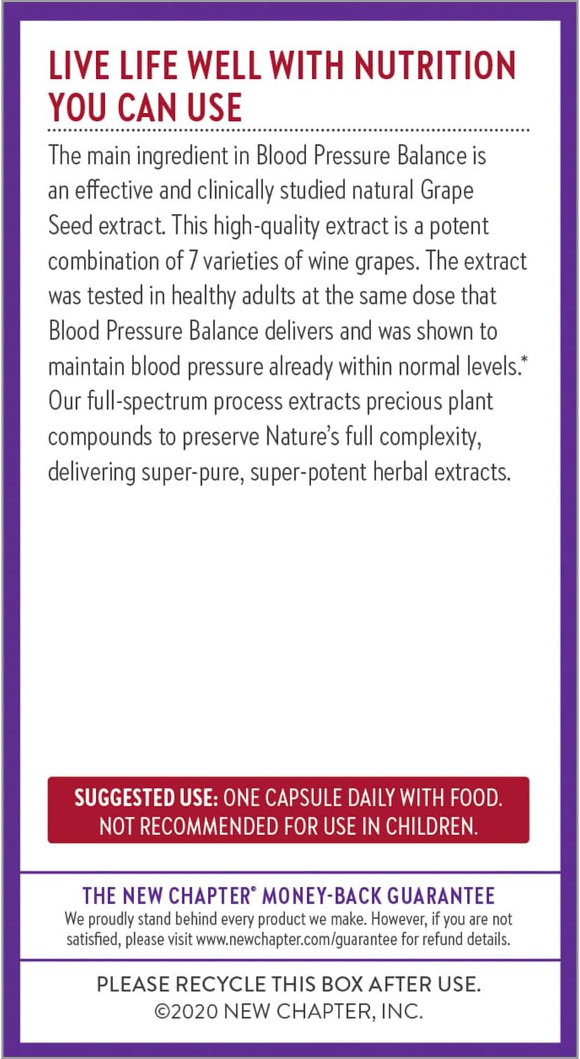 New Chapter Blood Pressure Supplement Take Care - görsel 7