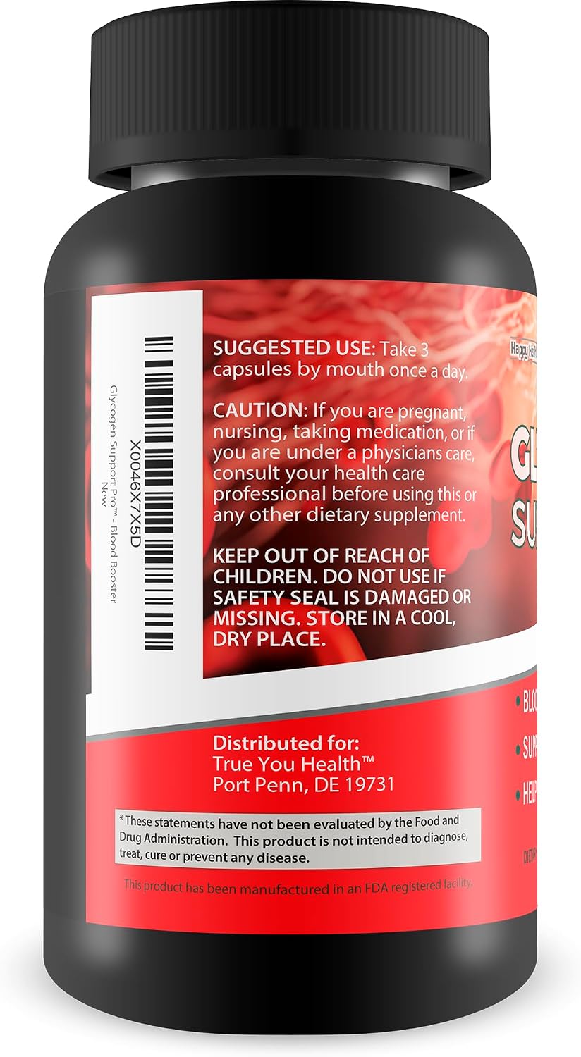 Glycogen Support Pro – Pancreas Support & Blood Health Supplement with Magnesium, Turmeric, Vitamin D, Vitamin C, Zinc - görsel 3