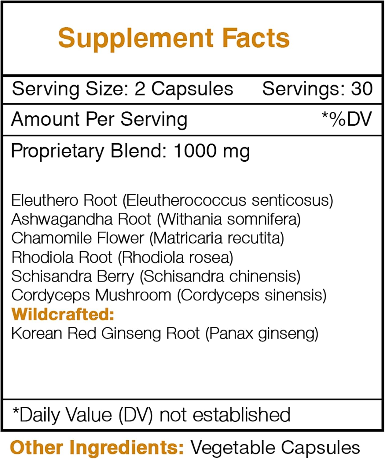 Secrets of the Tribe Desert Serenity – Adaptogen Herbal Supplement for Stress Management (60 Capsules) - görsel 3