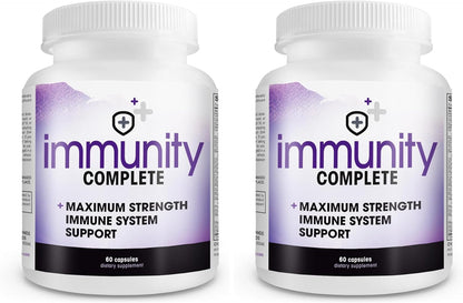 Immunity Complete – 20-in-1 Immune Support Formula with Cat's Claw, Quercetin, Vitamin C, and Olive Leaf Extract