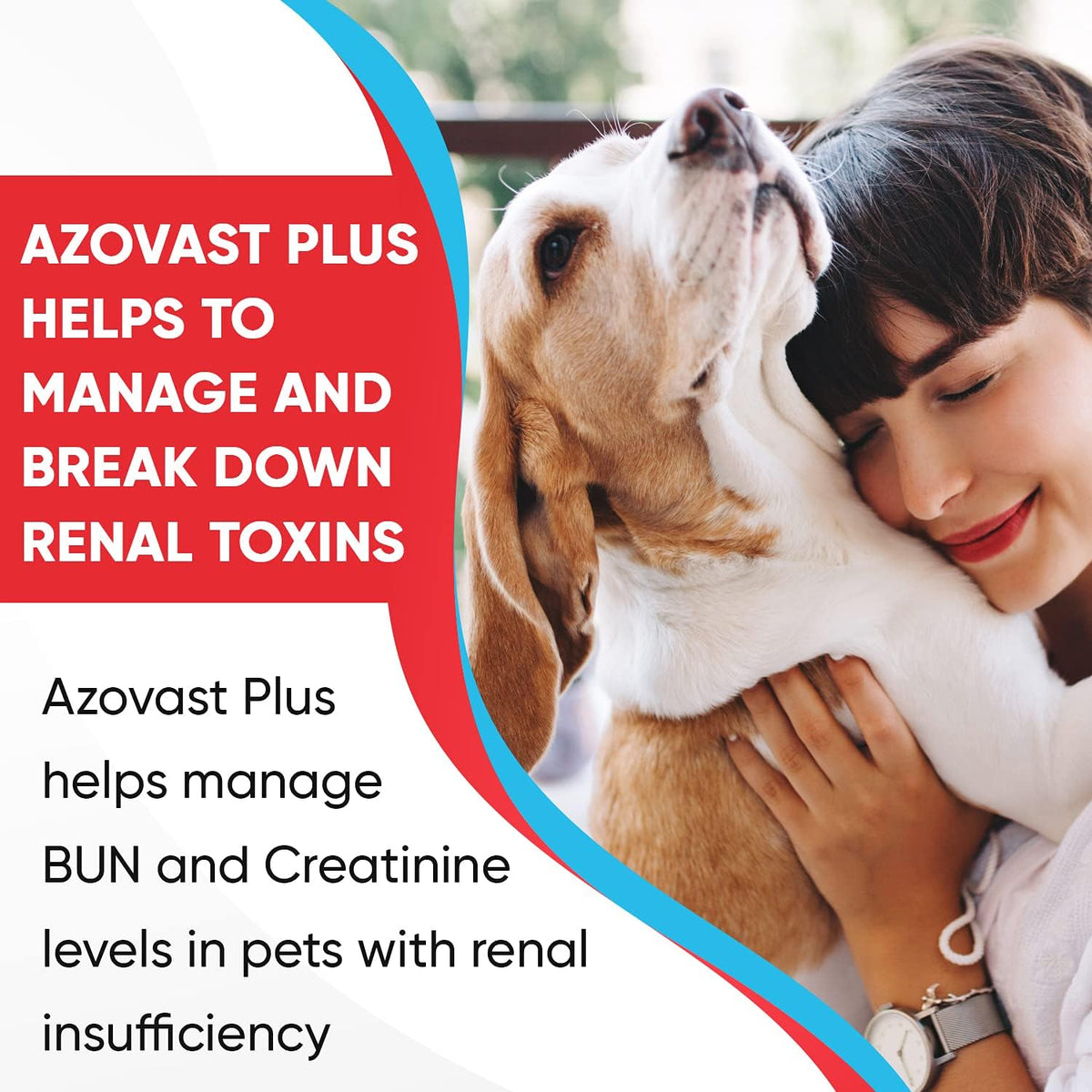 Azovast Plus Kidney Health Supplement for Dogs and Cats, 360 Capsules - görsel 8