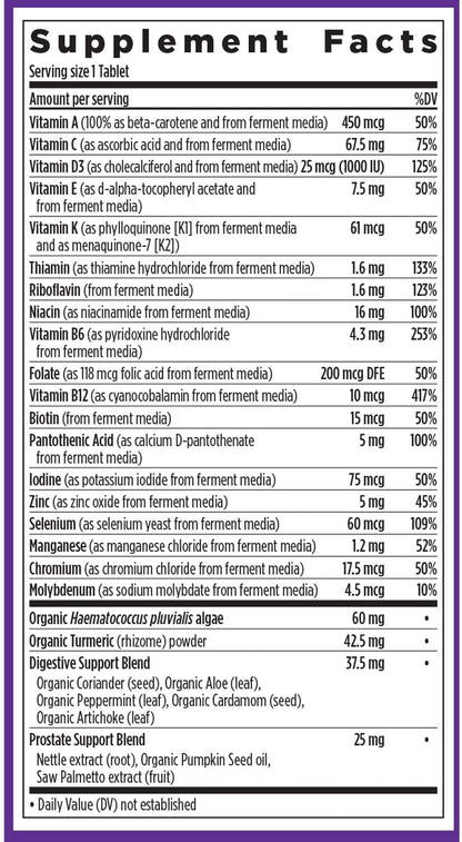 New Chapter One Daily Every Man's Multivitamin 55+ (48 Tablets)