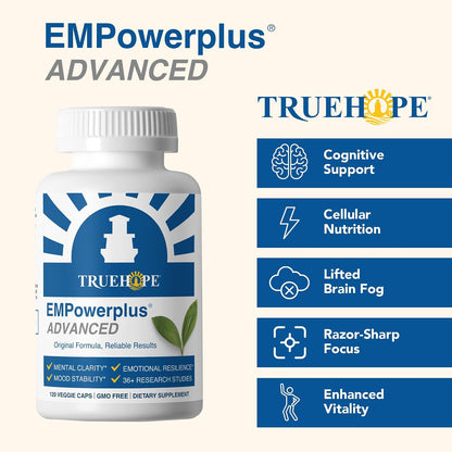 Truehope EMPowerplus Advanced Multivitamin for Women & Men - Broad-Spectrum Multivitamins & Chelated Minerals, 30-Day Supply