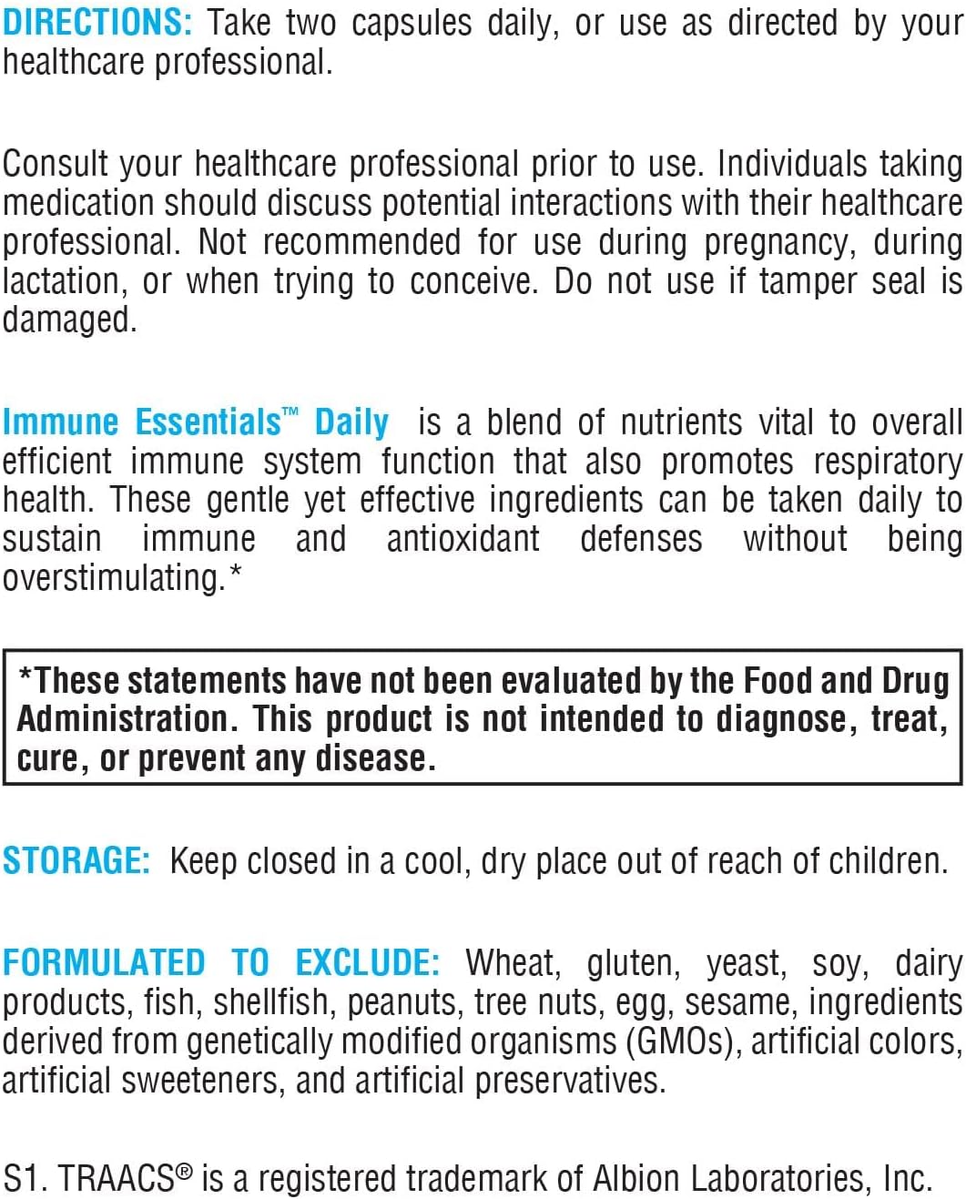 XYMOGEN Immune Essentials Daily - Vitamin C, Zinc & Quercetin - 120 Capsules - görsel 5