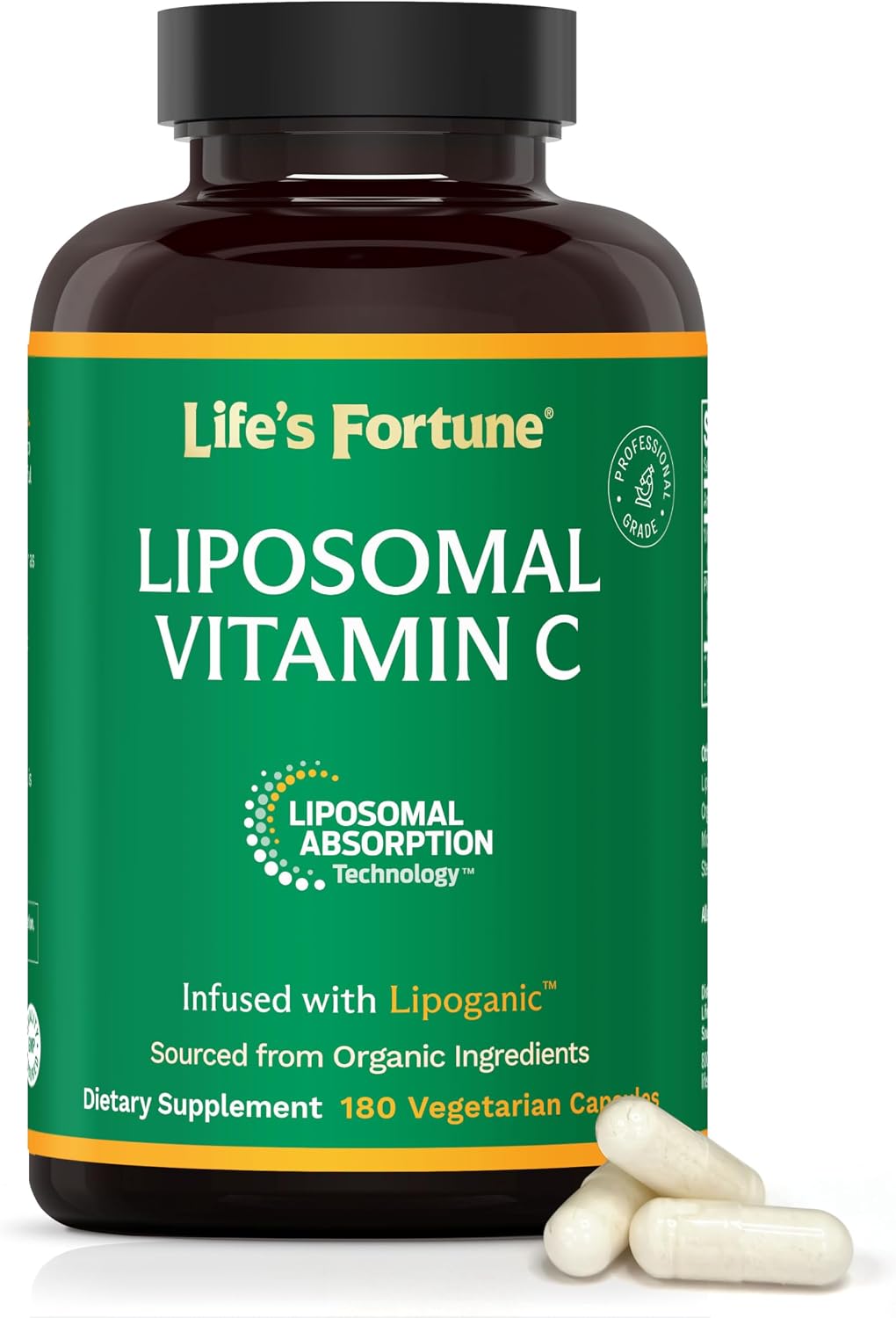 Life's Fortune Liposomal Vitamin C 2100 mg – 180 Capsules - görsel 1