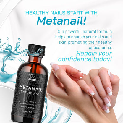 Metanail Toenail Liquid (2 Pack) - Nail Health Support Drops by LIVORKA