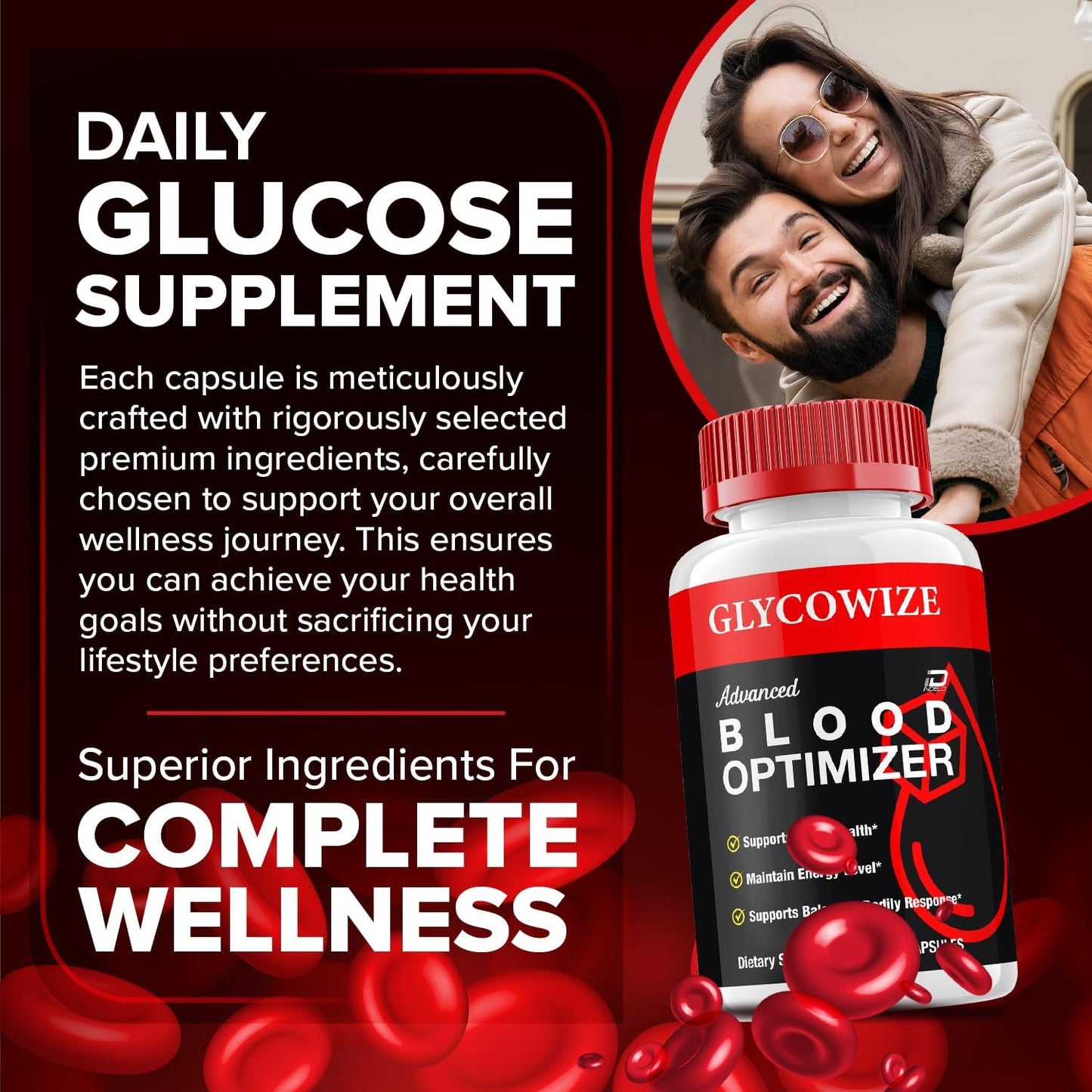 Glycowize Capsules – Natural Dietary Supplement (5 Pack, 300 Capsules) - görsel 2