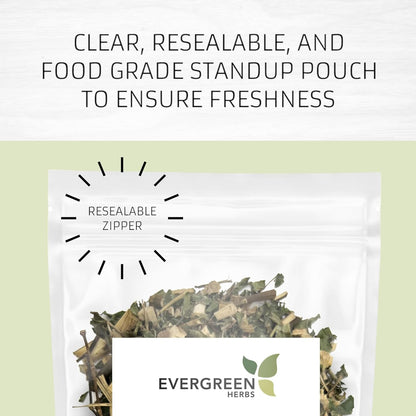 Evergreen Herbs Cuachalalate Tea Bags - Wildcrafted Mexican Herbal Tea, 20 Bags (2g each) for Digestive & Skin Support