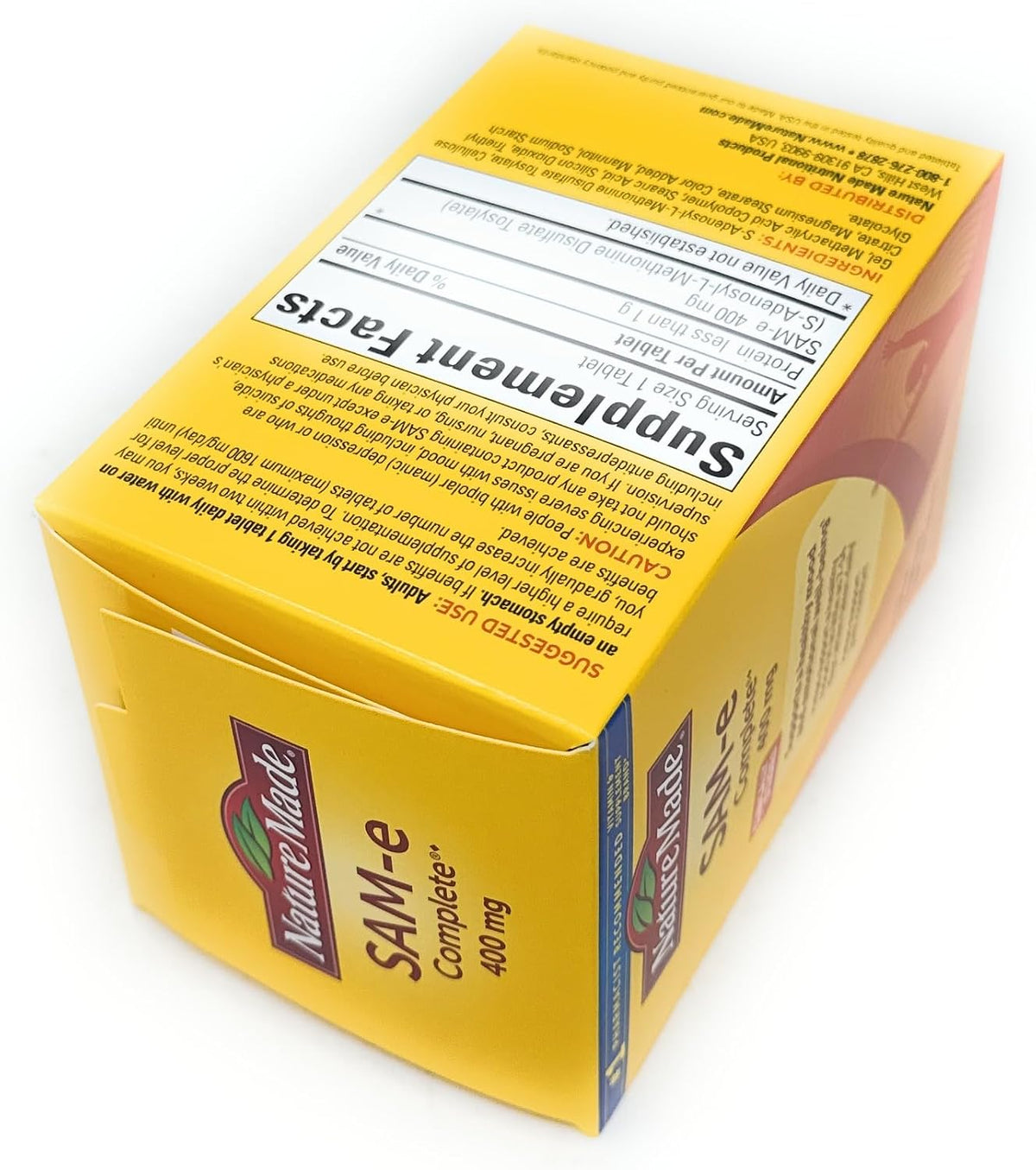 Nature Made SAM-e Complete 400 mg Tablets, 60 Tablets - görsel 8