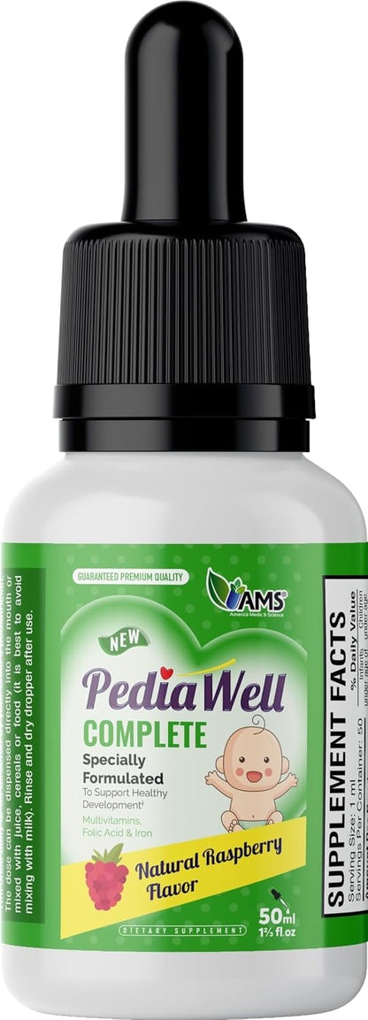 America Medic & Science PediaWell Complete Liquid Multivitamin for Children – 50 ml