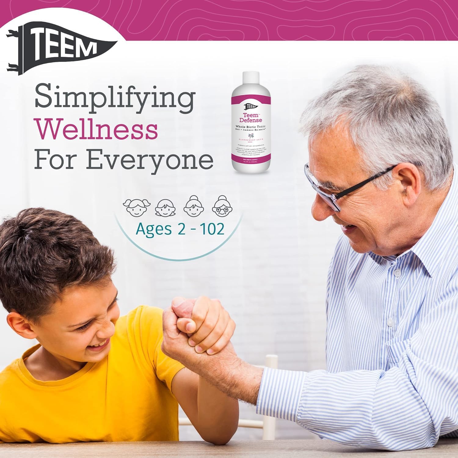 Teem Defence Liquid Probiotic with Elderberry - Whole Biotic Tonic for Digestion & Immunity, 482 ml - görsel 6