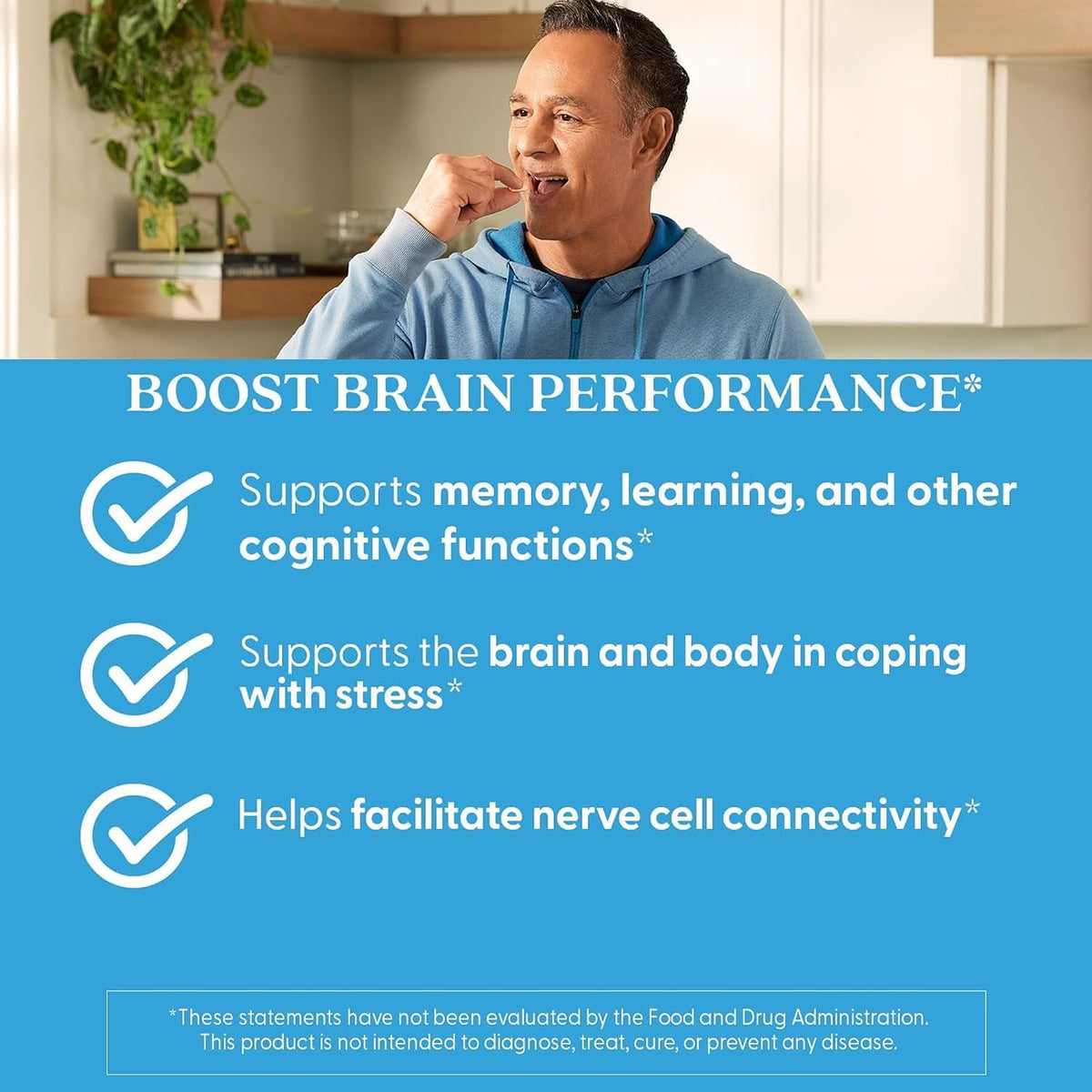 Doctor's Best Phosphatidylserine Supplement 100 mg - Phosphatidyl Serine Capsules for Memory & Cognitive Support, Gluten Free, Vegan - 120 Veg Caps - görsel 6