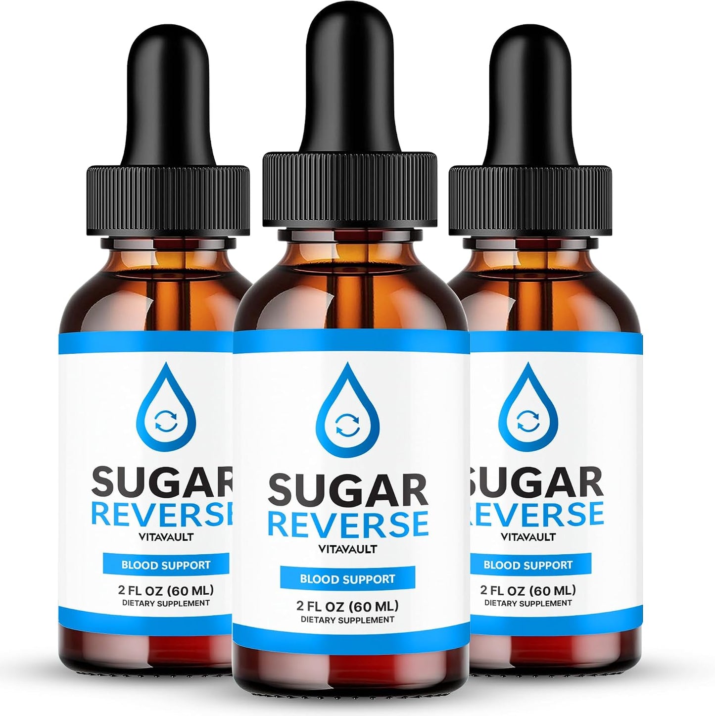 Sugar Reverse Drops - Advanced Formula Liquid Supplement (3 Pack) - görsel 1