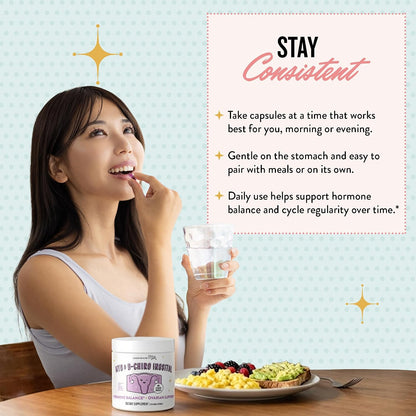 Legendairy Milk Myo-Inositol & D-Chiro Inositol 40:1 Ratio Vegan Capsules, 120 Capsules